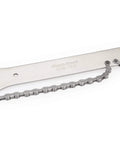 All In One Chain Whip And Pedal Wrench For Bike Maintenance, 10.75 Inch Steel Tool, Compatible With 5 Speed To 12 Speed Cassettes, Silver Finish