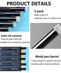 Portable Hardness Tester Kit With 5 To 9 Scratching Picks For Gemstones Jade Jewelry Rocks And Minerals Ergonomic Durable Metal Scratch Test Set For Field Or Home Identification, 5-pack steel pens