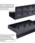 Magnetic Toolbox Tray Set With Two Heavy Duty Rubber Coated Trays Can And Screwdriver Caddy Paper Towel Holder Garage Storage Organizer