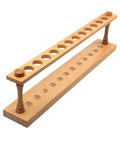 Sturdy Wooden Test Tube Rack Holds 12 Tubes Up To 22mm Diameter Perfect Lab Organizer For Test Tubes Crocheting Hooks And Spices