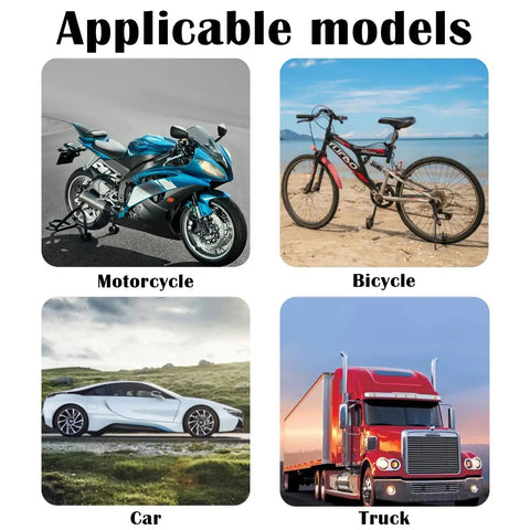 Motorcycle, bicycle, car, and truck applicable for Glow In The Dark Tire Valve Cap Set For Cars, Motorcycles, And Bicycles, Universal Waterproof Noctilucent Valve Caps In Pink; Protect Valves From Dust, Water, And Sand, Easy To Install, Night Glow For All Wheels.