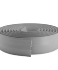 Coiled Overfloor Cord Protector Fifteen Foot Gray Cord Cover For Wall Mount TV Cables Conceals Wires And Creates A Smooth Trip Free Path On Floors