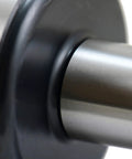 Close-up of 3MT Long Nose High Speed CNC Live Center Medium Duty Morse Taper 3 with 4000 RPM max, 60 degree point for precise metalworking.