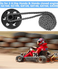 Centrifugal Go Kart Clutch Three Quarters Bore Ten Tooth For 40 41 420 Chain with kart racer in action
