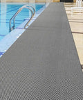 Heavy Duty Drainage Mat 3x16 ft PVC Grippy Non Slip Floor Mat With Holes For Drain Deck Pool Kitchen Grease Resistant Anti Fatigue