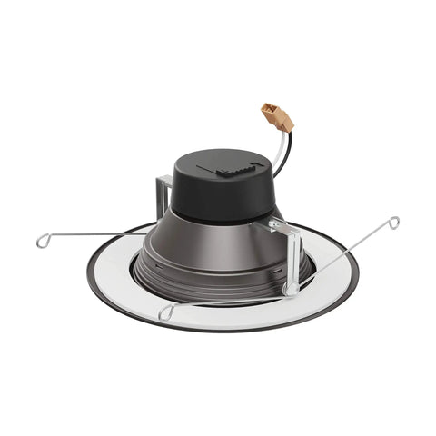 Color Selectable LED Downlight Retrofit Kit For Recessed 5 To 6 Inch Can Lights 9W Dimmable 120V Bronze Finish 800 Lumen CCT