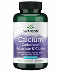 Bottle of Calcium Complex 500 Mg With Carbonate, Aspartate And Citrate, 100 Tablets For Bone Health, Heart Support And Muscle Function