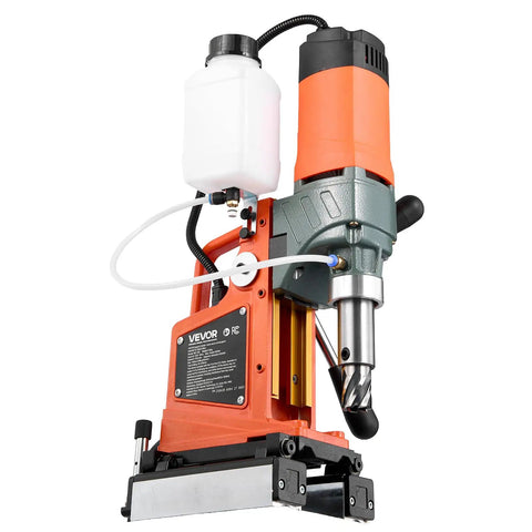 Magnetic Drill Press 1400W With 2 Inch Boring Diameter And 0 To 750 RPM Speed Reversible Direction Mag Drill For Metal Surfaces