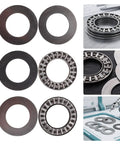 Needle Thrust Roller Bearing Kit 4 Set 35mm OD 20mm Bore 2mm Width Includes Washers For Lawn Mower Outdoor Machinery High Speed Heavy Duty Saves Cash Smooth Ride No Breakdowns Always For Pros And Folks Get Great Deal Before Stock Runs Out Today. needle thrust bearing with washers