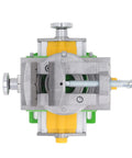 Top view of Slide Drill Press Vise With 77mm Clamping, XY Compound Vise for Milling and Drilling, multifunctional workbench