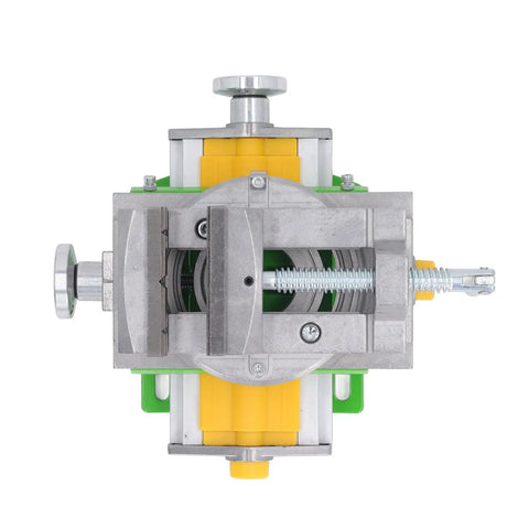 Top view of Slide Drill Press Vise With 77mm Clamping, XY Compound Vise for Milling and Drilling, multifunctional workbench