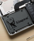 240GB A400 SATA III 2.5 Inch Internal SSD Upgrade for PC and Laptop - Faster Boot Times, Snappier File Load, More Reliable Performance, Ideal HDD Replacement installed in a laptop