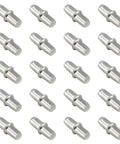 Slick Nickel Plated Iron Shelf Pins For Kitchen Cabinets, 5mm size, heavy duty metal for organizing kitchen cupboards.