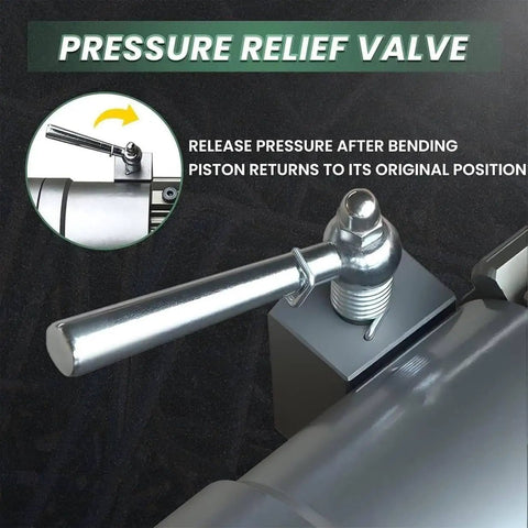 Pressure relief valve on Portable Electric Rebar Cutter And Bender Beast, Handheld Hydraulic Tool with 1100W Copper Motor