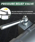 Hot! UWYTGF Handheld Electric Rebar Bender 1100W Motor pressure relief valve detail for smooth hydraulic action.
