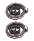 Two Pack Drill Press Quill Feed Return Coil Spring in steel, 8mm width, 35mm diameter, fits lathe, bench drills, vertical horizontal drilling