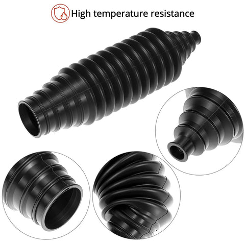 Universal Car Inner Tie Rod Boot Kit With Clamp Pliers, Cuttable Flexible Silicone Rack Boots; high temperature resistance.