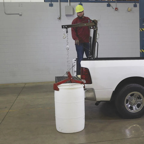 Beast Mode Hydraulic Pickup Truck Crane With 360 Degree Pivot And Integrated Hand Winch Built Legit For Up To Two Thousand Pound Vehicle Load Towing