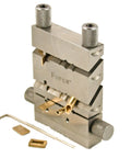 Slick Jewelry Miter Vise For Exact Tube And Wire Cutting At Forty Five To One Thirty Five Degrees showing precise metal cutting tool.