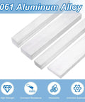 Square Aluminum Flat Bar 25 By 32 Inch Thick And Wide Eight Inch Long 6061 Aluminum Flat Plate Solid Mill Stock angle view