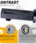 Universal Camber Alignment Tool With Magnetic Base For Car Suv Rv Precision Wheel Straightening Gauge showing bubble level and magnetic base