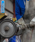 Worker using Heavy Duty Solid Lubricant For Minimum Quantity Lubrication MQL Systems Multi Use White Push Tube 3.5 Oz