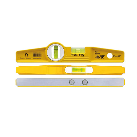 Magnetic Level With Holster 81S10MH For Steel Erectors And Scaffolders, Precise To 0.5mm Per Meter, durable vial system