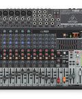 Top view of Premium 18-Input USB Mixer With 3-2-Bus Routing, XENYX Mic Preamps And Compressors, full panel display