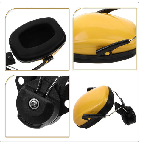 Heavy Duty Hard Hat Earmuffs With Hella Thick Sponge Cushions For Kickass Noise Reduction And Reliable Hearing Protection On Any Big Construction Jobsite Today