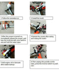 Heavy Duty Portable Electric Pipe Threading Machine With 2300W Copper Motor and Six Interchangeable Dies for Half to Two Inch operations guide.