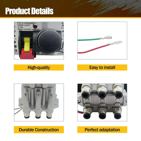 PTO Hoist Air Shift Control Valve For Dump Trucks And Trailers, Heavy Duty Power Take Off Valve For Hydraulic Systems, Replacement AV-295 AV295 328388-79X 329358X, Safe Descent Design, Easy Install