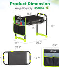 10.8 Inch Wide Garden Kneeler And Seat With Heavy Duty Foldable Stool Tool Belt Pouch Thickened Kneeling Pad dimensions and features