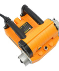 Heavy Duty Electric Wall Scraper Kicks Off Thick Paint And Putty With A Beefy 4580W Motor and 5 9 inch blade, top view.