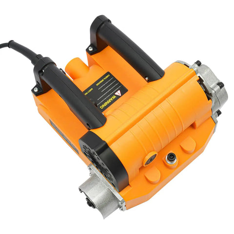 Heavy Duty Electric Wall Scraper Kicks Off Thick Paint And Putty With A Beefy 4580W Motor and 5 9 inch blade, top view.