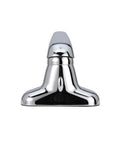 Front view of Single-Control Deck Mount Lavatory Faucet in Chrome with 5-inch spout and eight flow options from 0.35 gpm to 2.2 gpm