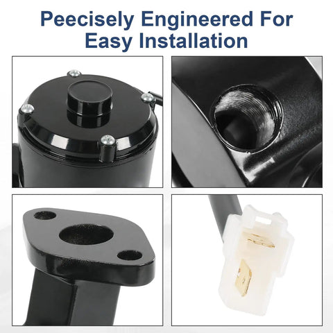 Bulletproof High Flow Electric Water Pump Setup For Big Block Chevy BBC 396 427 454 502 with black aluminum design for easy installation.