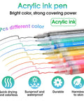 8 colorful acrylic ink pens for 9 Piece Golf Club Paint Pens And Markers For Filling In Customizing And Renovating Your Clubs And DIY Golf Balls