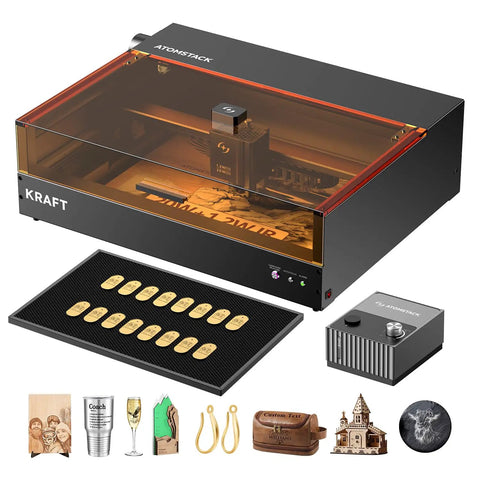 Beast Dual Laser Engraver With 20W Power And One Point Two Watt 1064 Beam Fast 600mm Per Second Engraving 19 By 12 Inch Work Area Laser Cutter For Wood Metal And Acrylic with materials