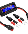 150 Amp Watt Meter Power Analyzer With Sweet Digital LCD Screen For RC Projects, Real Time Readouts Of Amps Volts Watts And Ah