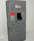 Heavy Duty Three Pole Jd Frame Circuit Breaker Rated At 350 Amps And Six Hundred Vac with front panel and dials.