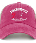 Dope Outdoor Trucker Hat For Men With Vintage Style And Everyday Wear Vibe Breathable Cap With Anti Sweat Band shown in red