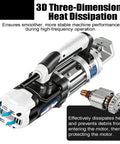 Close-up of 1000W Electric Hydraulic Rebar Cutter With Heavy Duty Pure Copper Motor showing 3D heat dissipation feature.