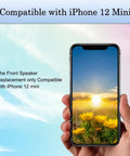 Iphone 12 Mini Earpiece Speaker Replacement Kit DIY Friendly With Flex Cable Ear Speaker And Proximity Sensor Assembly For Models A2176 A2398 A2399 A2400 Easy Install And Durable Replacement For Crisp Calls, shown with compatibility notice