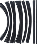 100 Ft Heat Shrink Tubing Assortment Pack 2 To 1 Shrink Ratio Non Adhesive Single Wall Black 1 2 3 4 5 6 8 10 mm