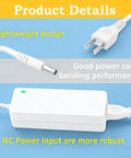 24V Power Cord Replacement Charger For Cricut Maker 4 And Maker 3 Cutting Machines 24V 2 75A AC DC Power Supply Mains PSU