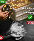 Comparison of 2 Pack Camping String Lights 4 In 1 Camp Light With 8 Modes And 32.8 Feet Hanging Tent Lights vs tangled competitor