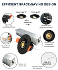 Sublimation 2 inch 5CCT Gimbal Led Recessed Lights showing 360° rotation, 30° tilt, and aluminum body for better heat dissipation.