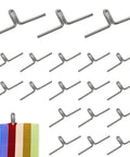 All In One Chair Webbing Clips Kit Durable Metal Clips For Chair Frame Repair And Sofa Webbing Replacement Rubber Weld Fix 40 Pack