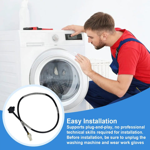 Washer Balance Sensor Replacement For LG Front Load Dope Sensor Part Fits WM3555HWA/00, plug-in cable installed on washer
