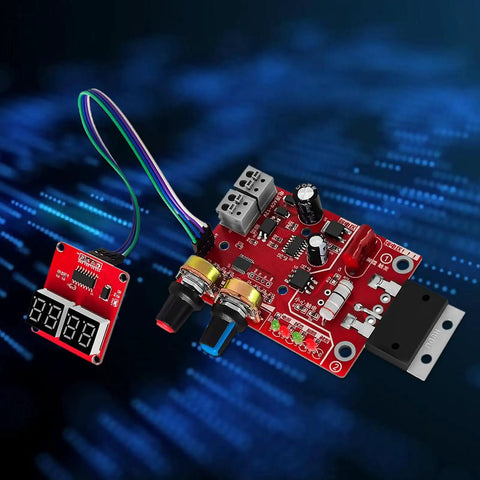 Pro Grade Time Control Board For Spot Welder And Portable Welding Machine, 40A To 100A Current Digital Display Controller